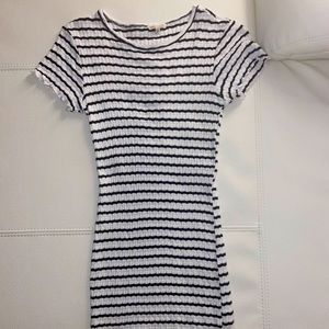 Black and White Stripe Dress